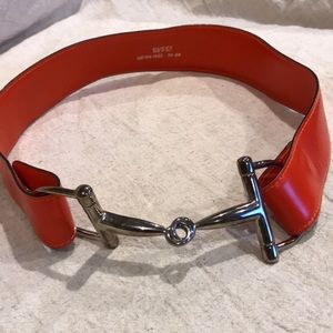 Vintage Gucci Waist Belt with Horsebit Hardware Size 70/28 includes Dust Bag